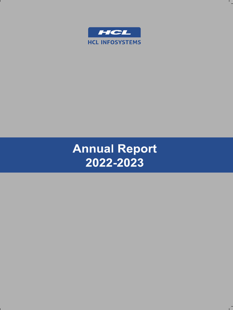 Annual Report 2022 2023 | PDF | Audit | Financial Statement