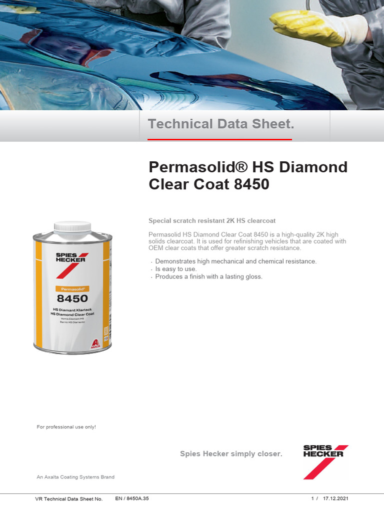Diamond Clear Coat 8450 | PDF | Diamond | Materials