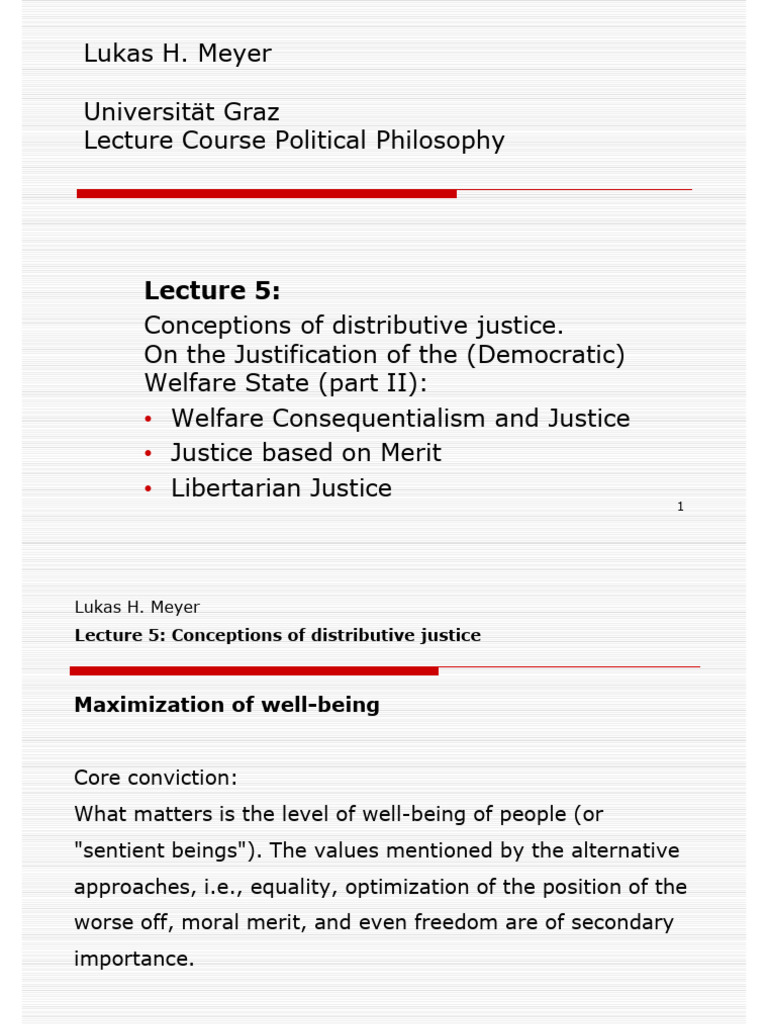 Distributive Justice Theories Explained | PDF | Utilitarianism | Justice