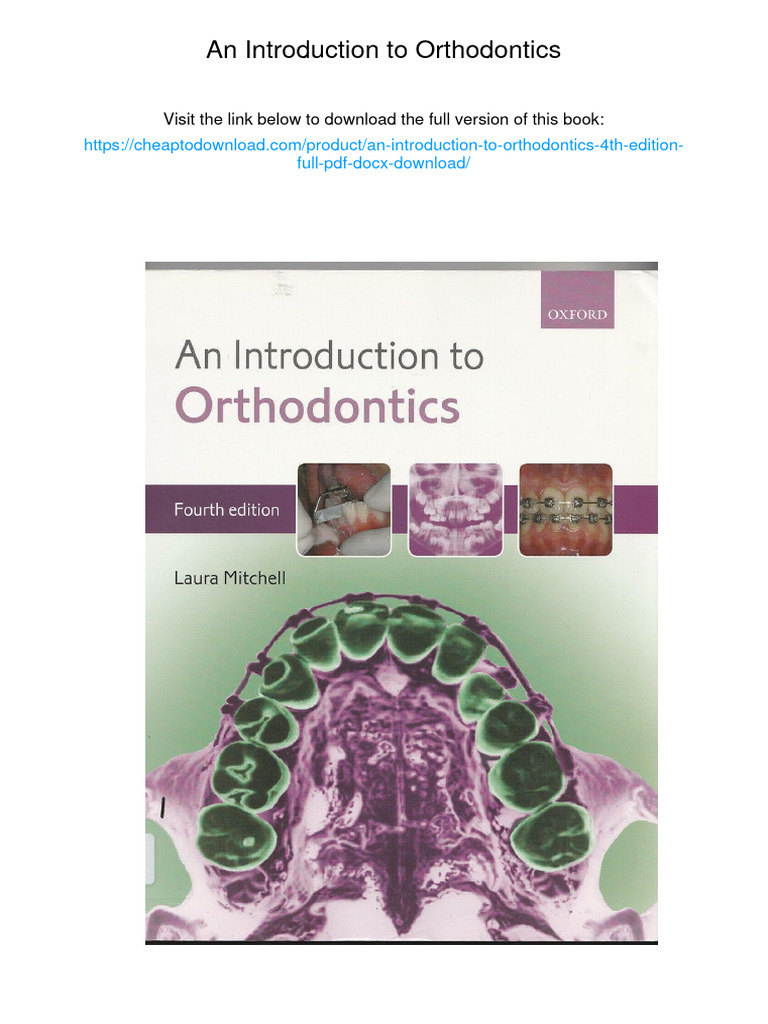 Introduction to Orthodontics PDF Download | PDF | Human Tooth ...