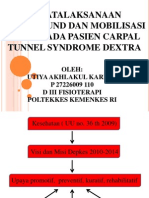 Penatalaksanaan Ultrasound Dan Mobilisasi Saraf Pada Pasien Carpal