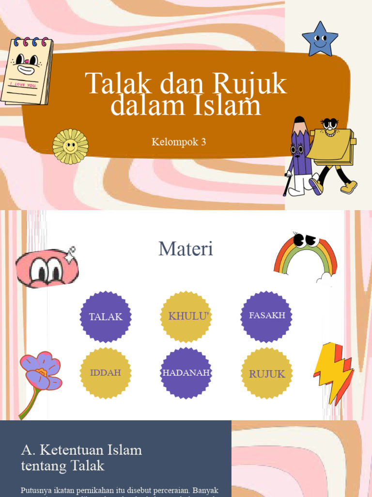 Talak, Rujuk, dan Hukum Islam | PDF | Hukum
