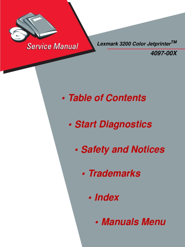 Lexmark 3200 (4097) Color Jet Printer Service Manual | Electrostatic  Discharge | Electrical Connector