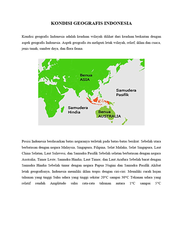 Visual Reference: Makalah Kondisi Geografis Indonesia