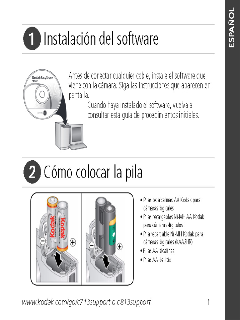 Eotdoo Batteria di ricambio da 1800 mAh per Kodak EasyShare C703, C713, C713 Zoom, C743, C743