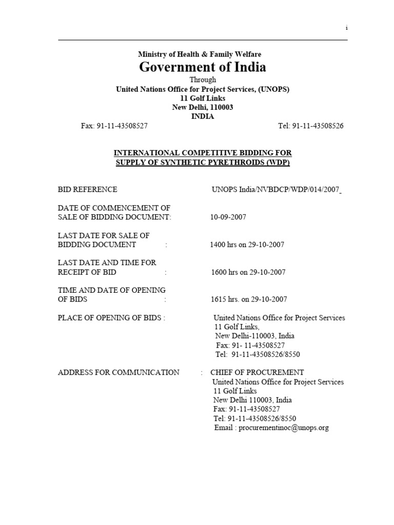 Syp (WDP) Nvbdcp-Unops | PDF | Specification (Technical Standard ...