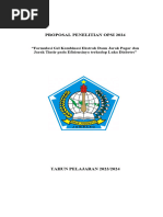 Proposal Penelitian Opsi 2024 | PDF