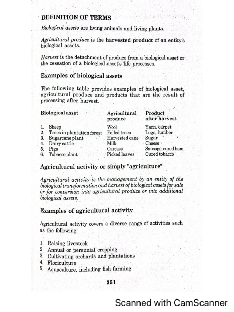 Biological Assets Pdf