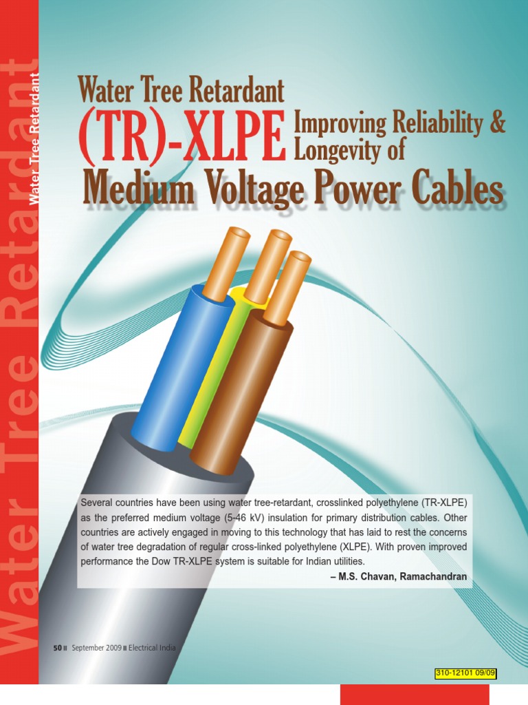 TR-XLPE Cable Insulation Insights | PDF | Insulator (Electricity) | Cable