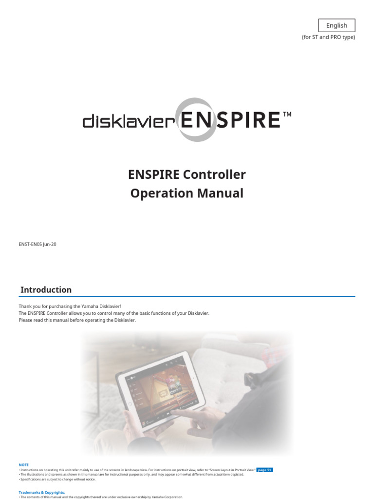 Enspire Controller ST Pro en Om f0 | PDF | Piano | Harpsichord