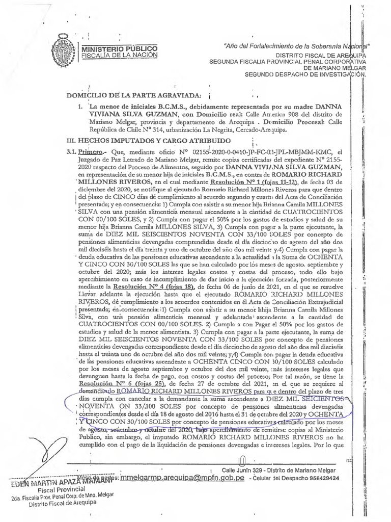 Segunda FPPC Mariano Melgar | PDF