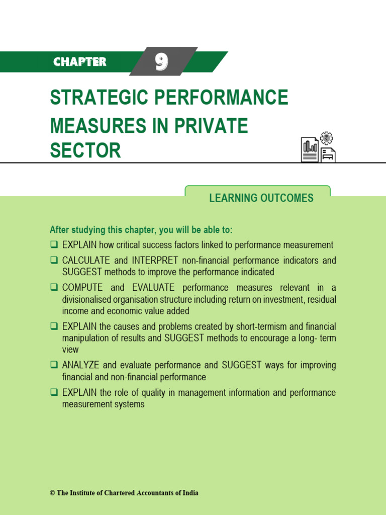 Strategic Performance Measures Guide | PDF | Net Present Value | Return ...