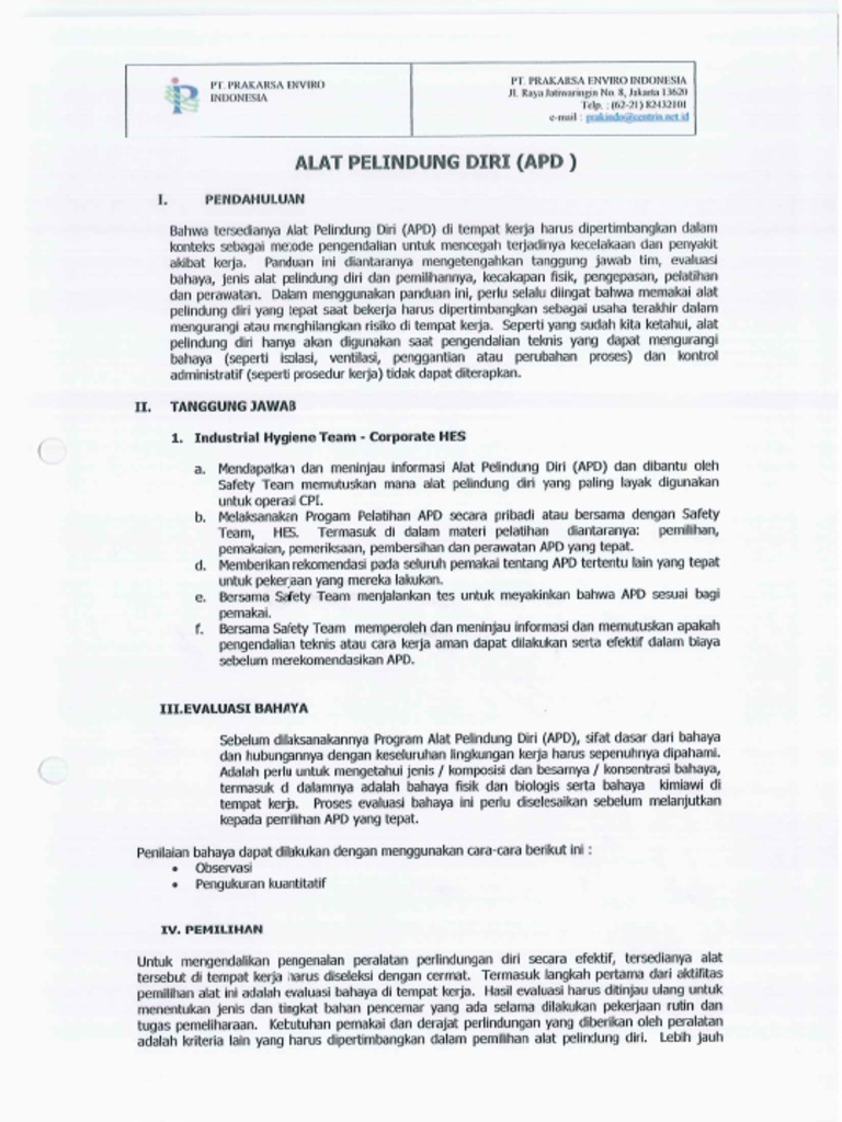 Sop Apd PDF | PDF