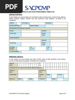SACPCMP Registration Application Form | PDF | Project Management ...