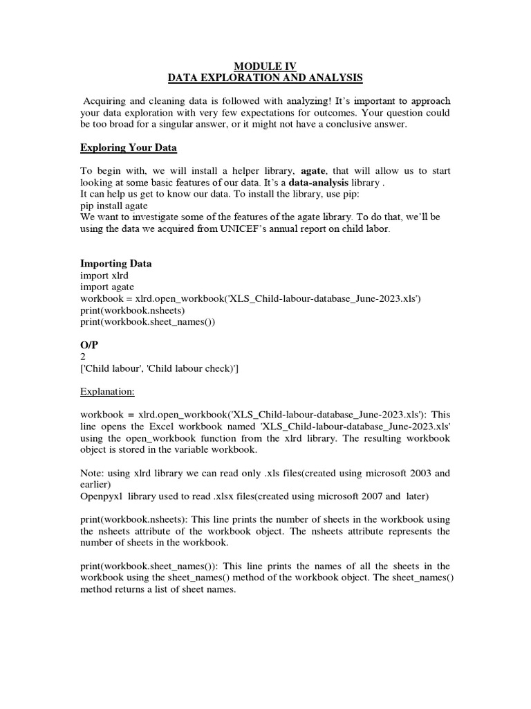 Data Exploration and Analysis | PDF | Boolean Data Type | Mean