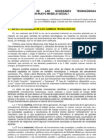 TEMA 1. Características Sociedades Tecnológicas Avanzadas