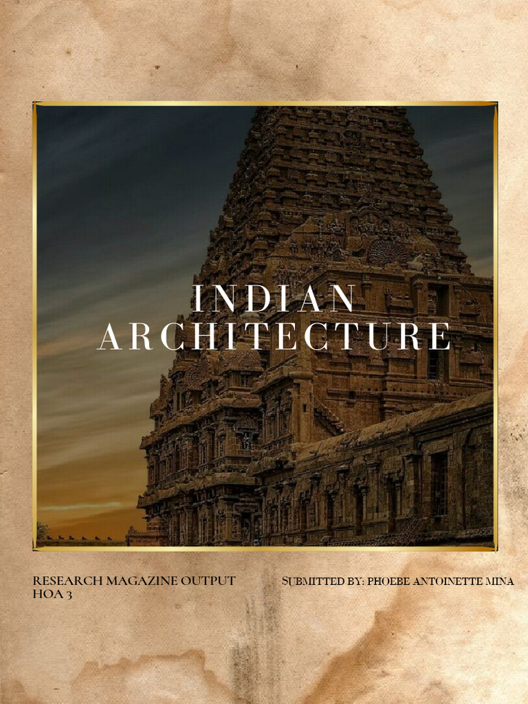 Indian Religious Architecture Overview | PDF | Temple | Indian Religions