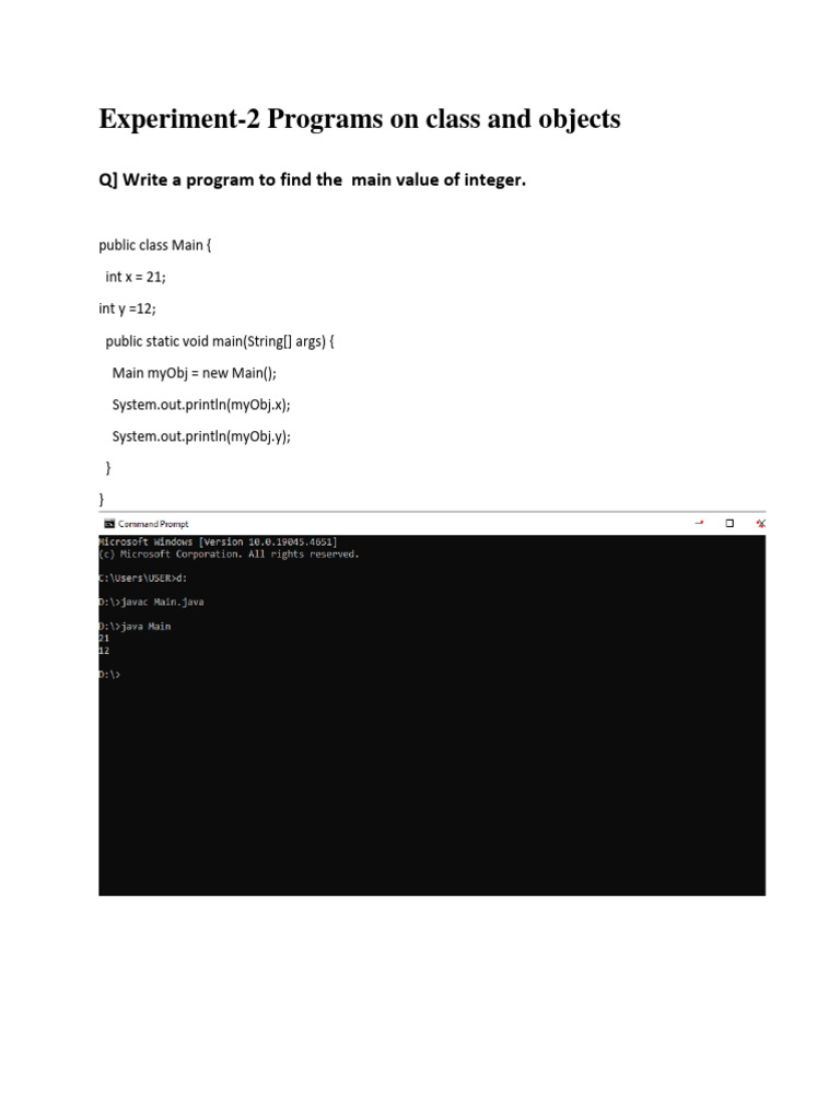 Java Exp-02 231205 | PDF | Computers | Technology & Engineering