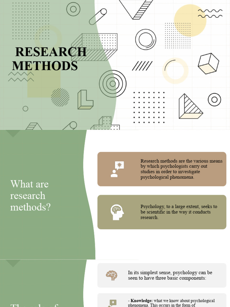 Essential Research Methods in Psychology | PDF | Experiment | Psychology