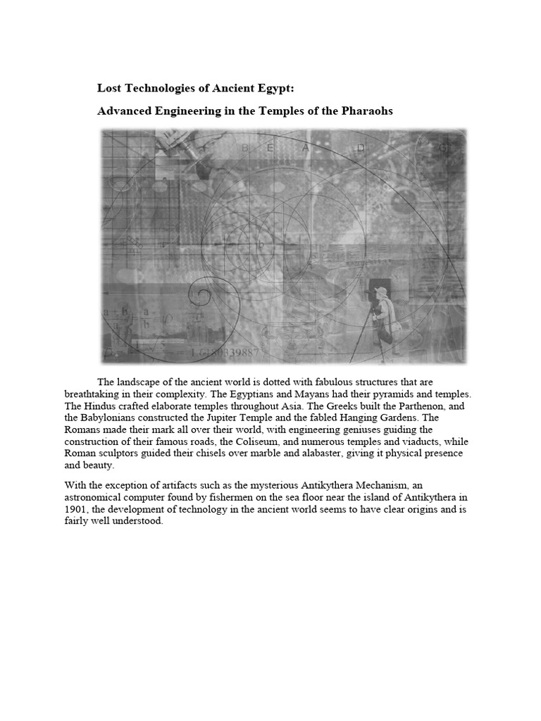 Ancient Egyptian Precision Engineering | PDF | Ancient Egypt | Egyptology