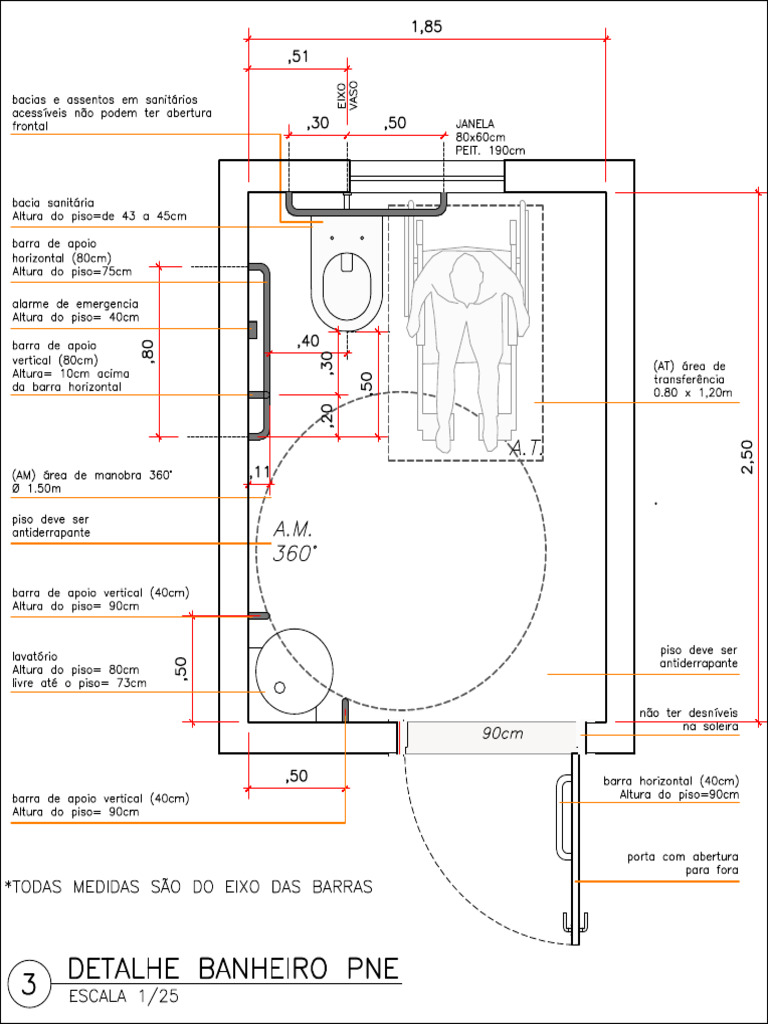 Banheiro PCD Hangar | PDF