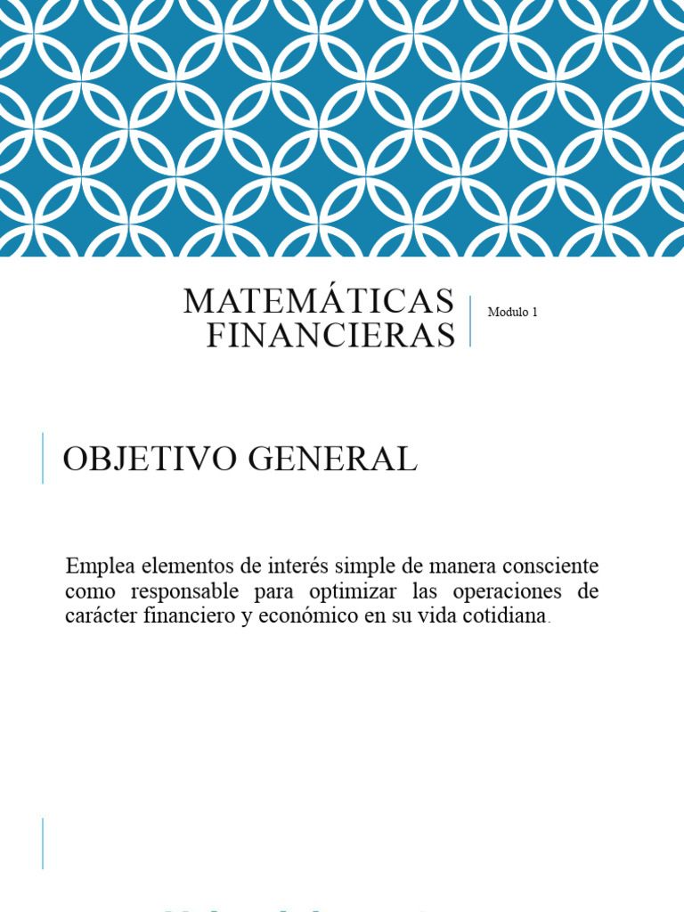 Fundamentos de Matemáticas Financieras | PDF | Interés | Interés compuesto