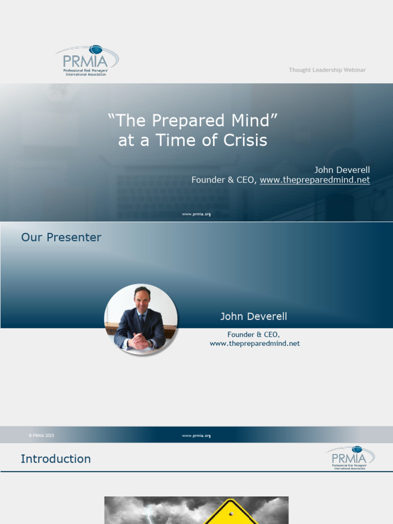 The prepared mind handout pdf leadership