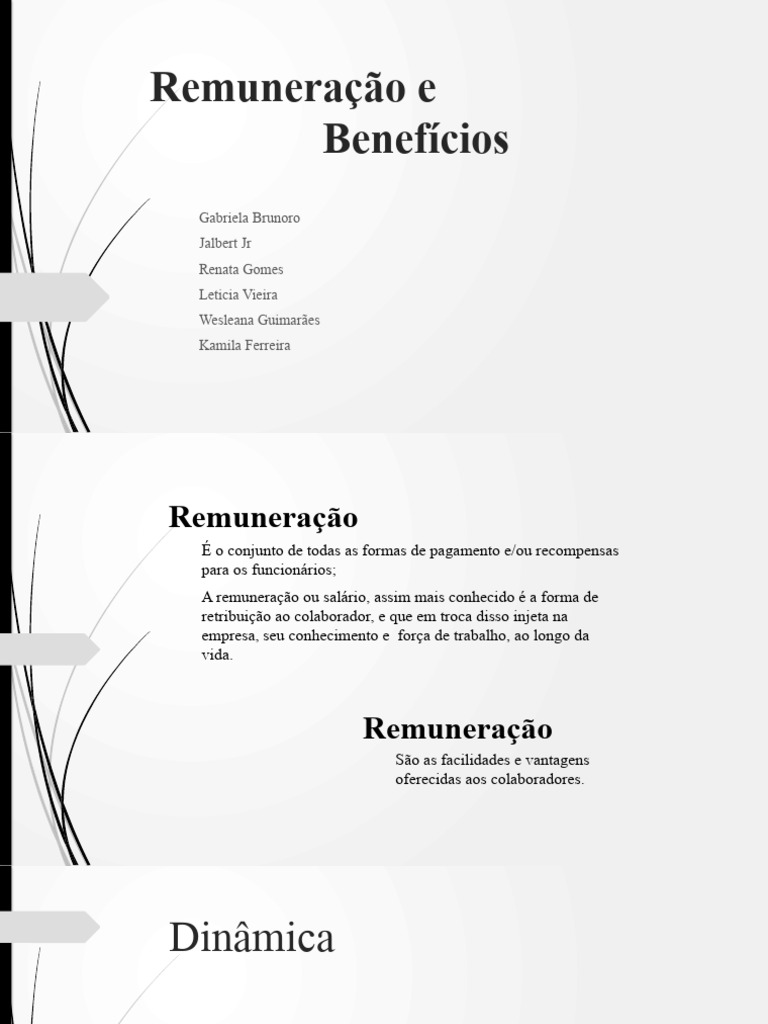 Remuneração e Benefícios Corporativos | PDF | Salário | Relações ...