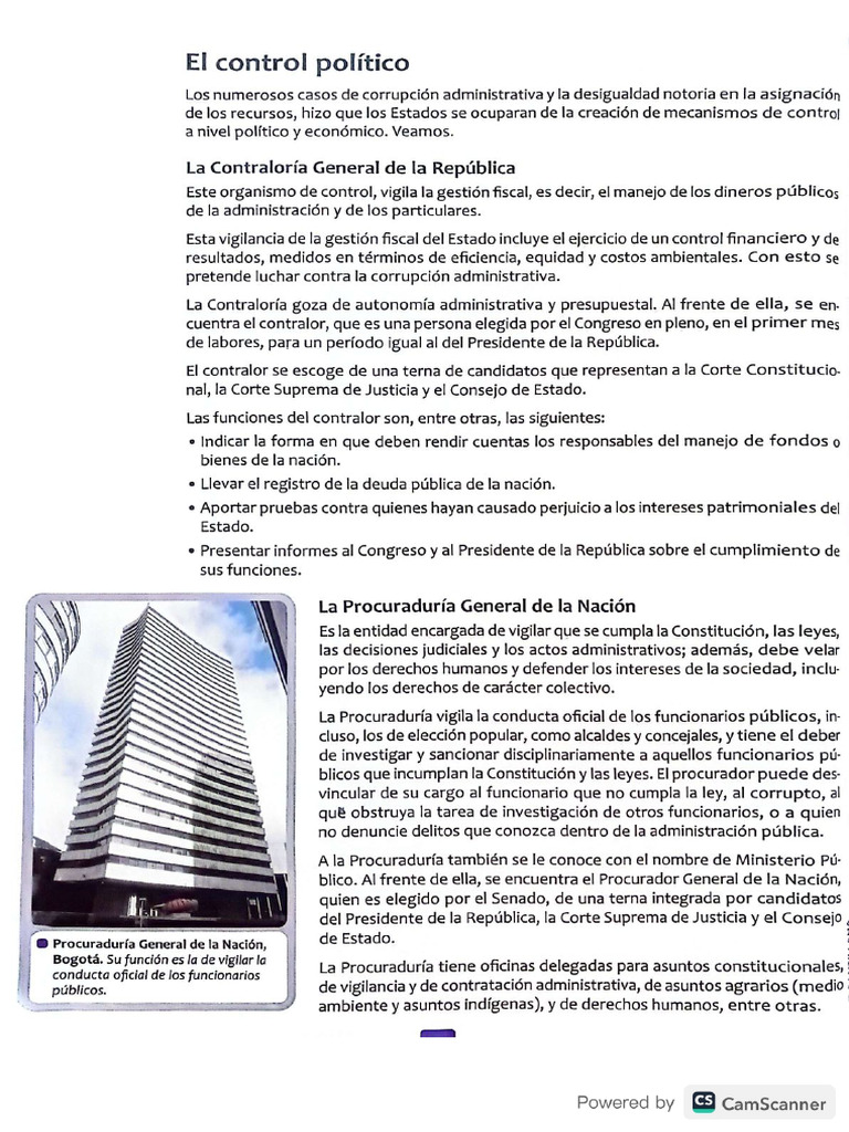 Control Político y Económico | PDF