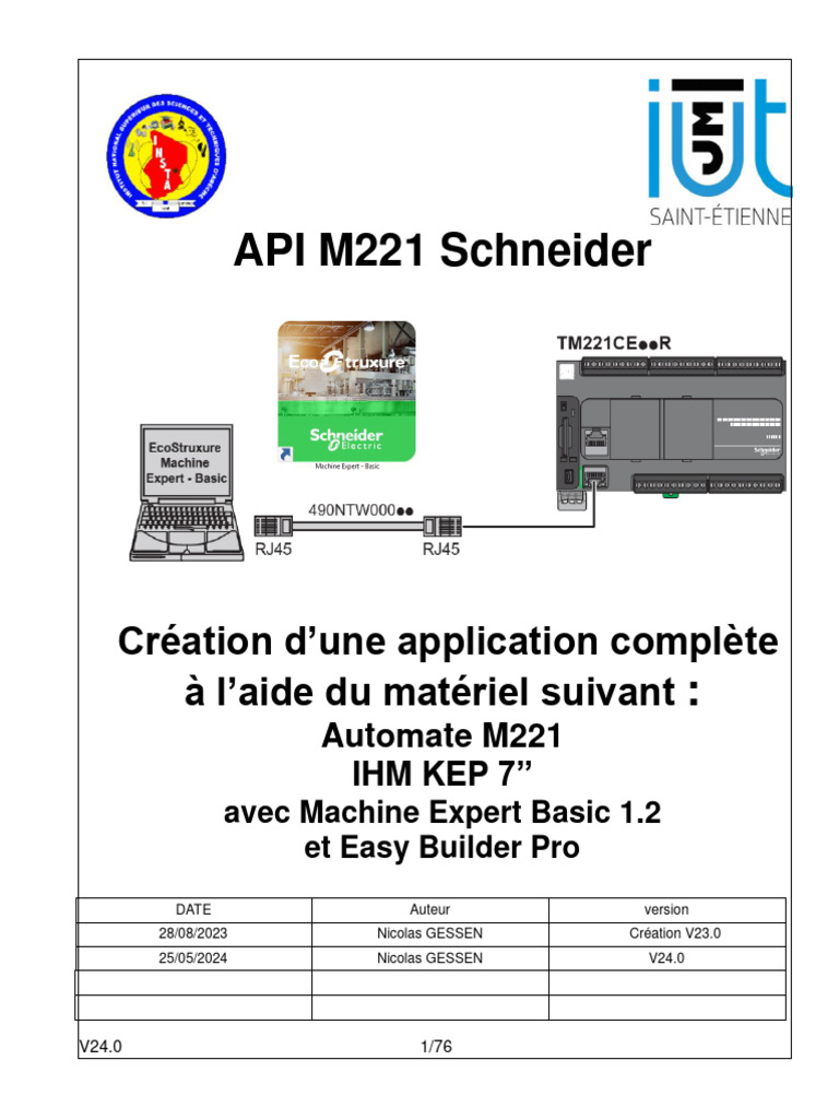 Tutoriel Machine Expert Basic V24.0 | PDF | Serveur (Informatique ...