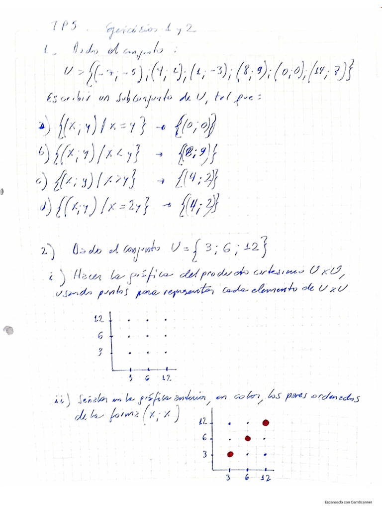 Ejercicios 1 y 2 | PDF