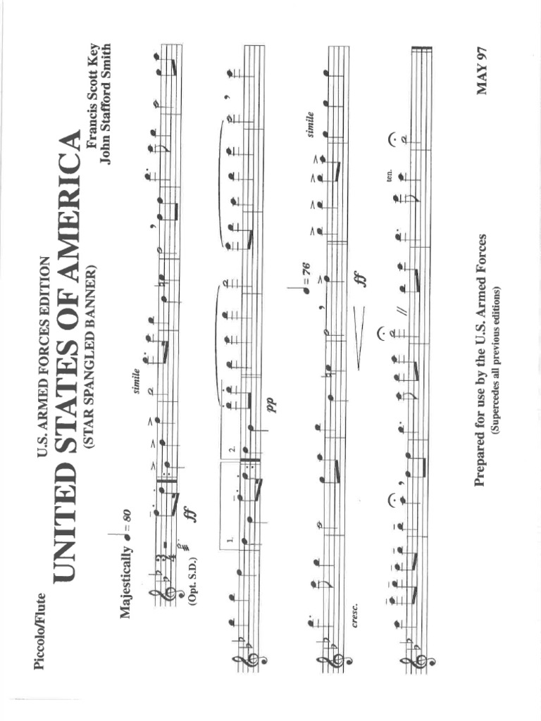 Star Spangled Banner Pdf