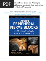 Hadzic's Peripheral Nerve Blocks and Anatomy For Ultrasound