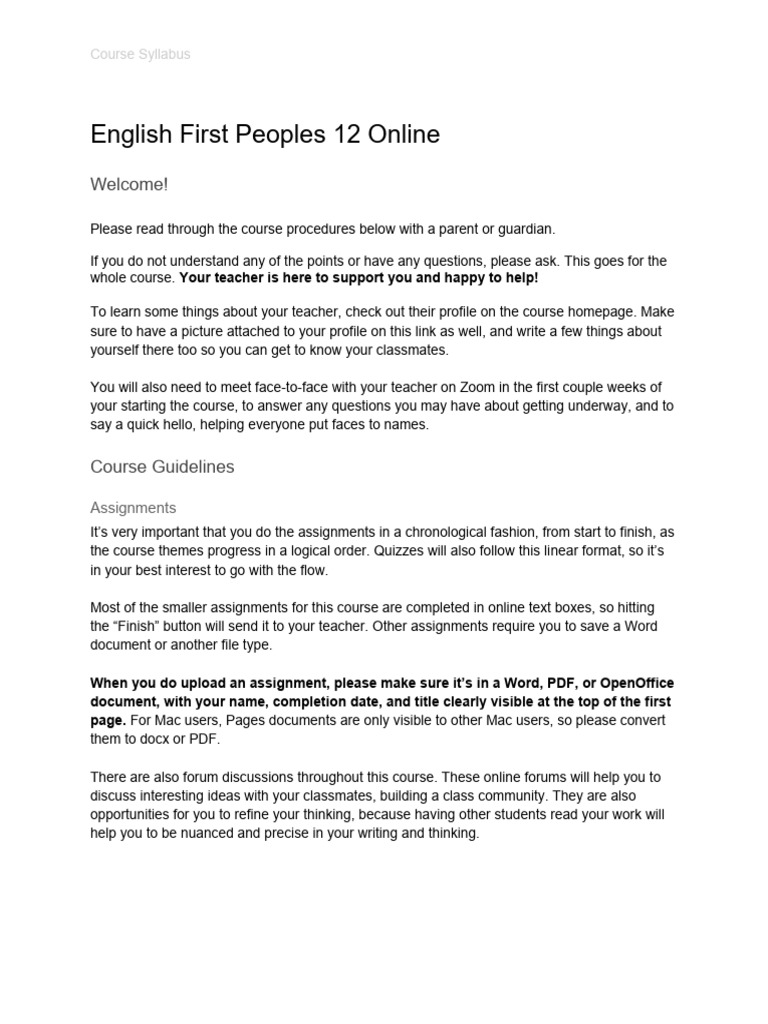 Efp12 course syllabus sample pdf rubric academic plagiarism