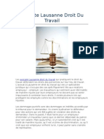 Avocate Lausanne Droit Du Travail