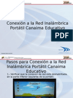 Conexion a La Red Inalambrica Portatil Canaima Educativo
