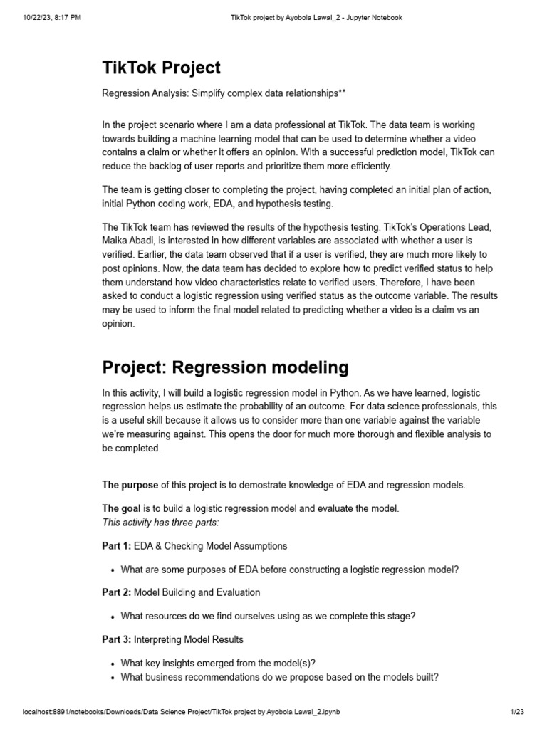 Regression Modeling 1698066428 | PDF | Regression Analysis ...