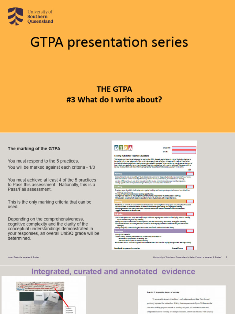 GTPA Assessment Guidelines 2025 | PDF | Educational Assessment | Human ...