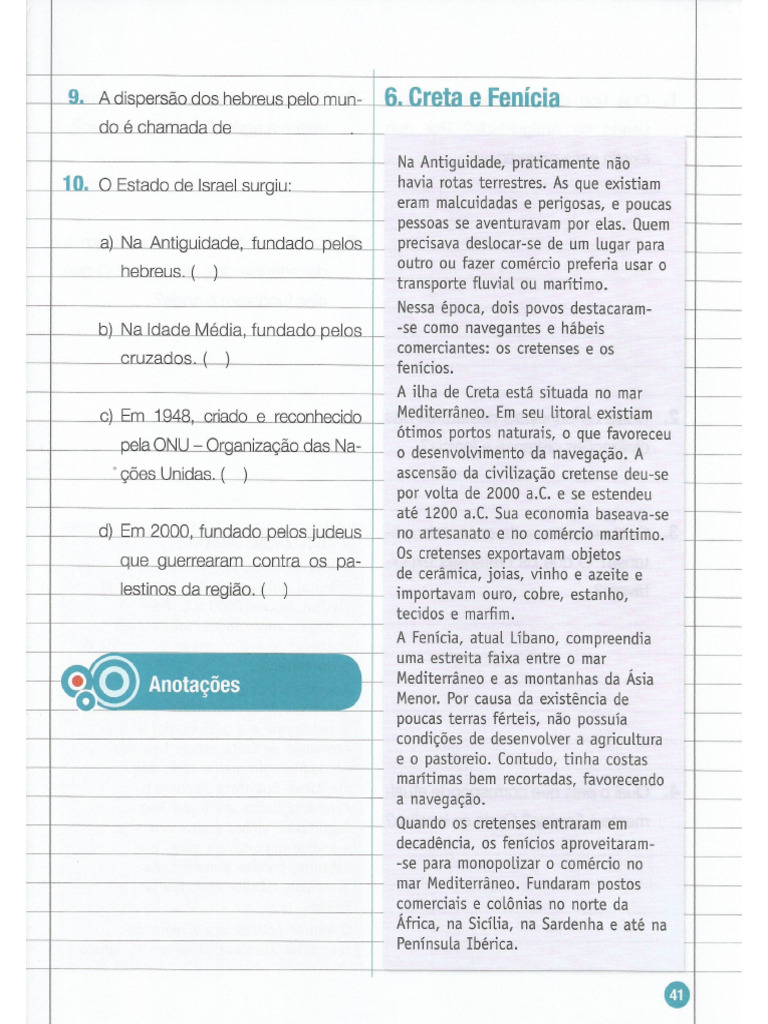 Fenícios e Persas JHH | PDF