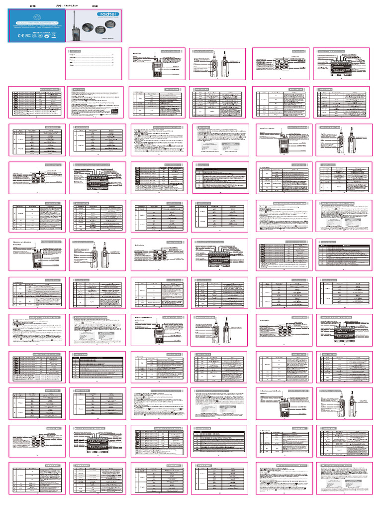 RT-730 Manuel Multi | PDF