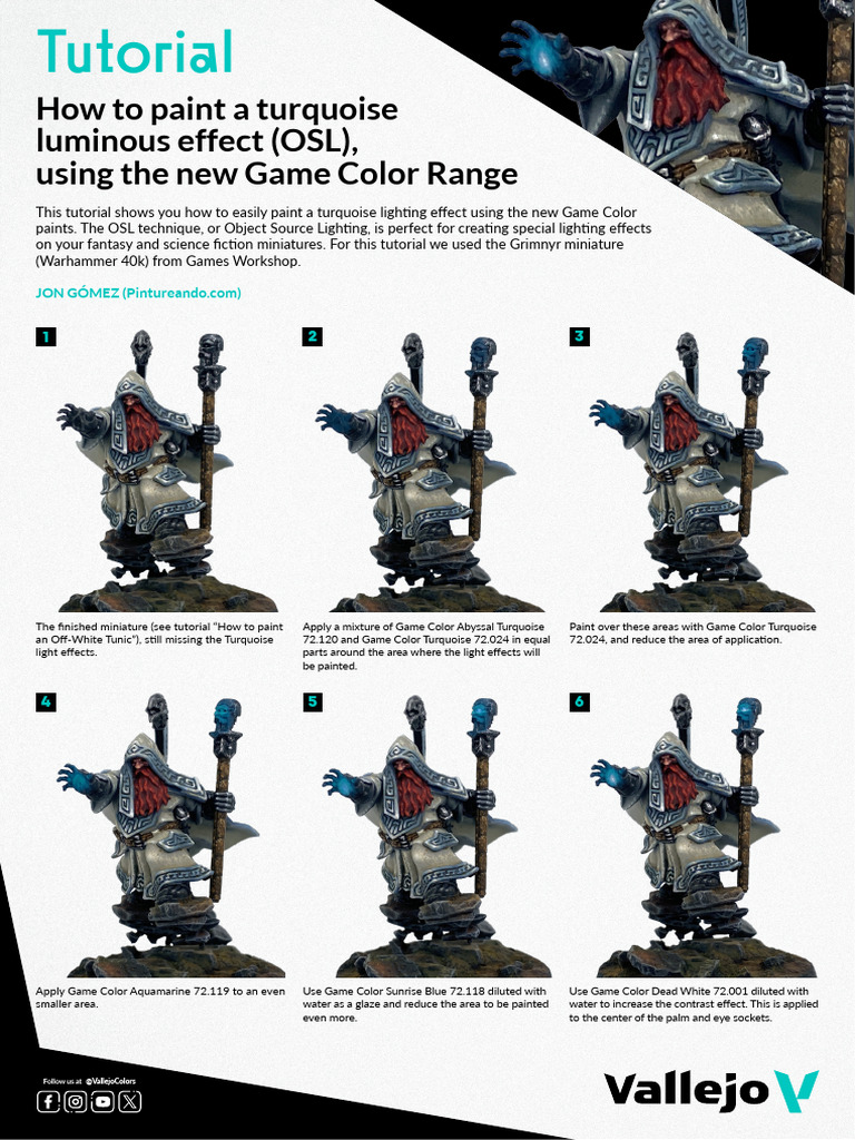 Turquoise OSL Painting Tutorial | PDF | Games & Activities | Art