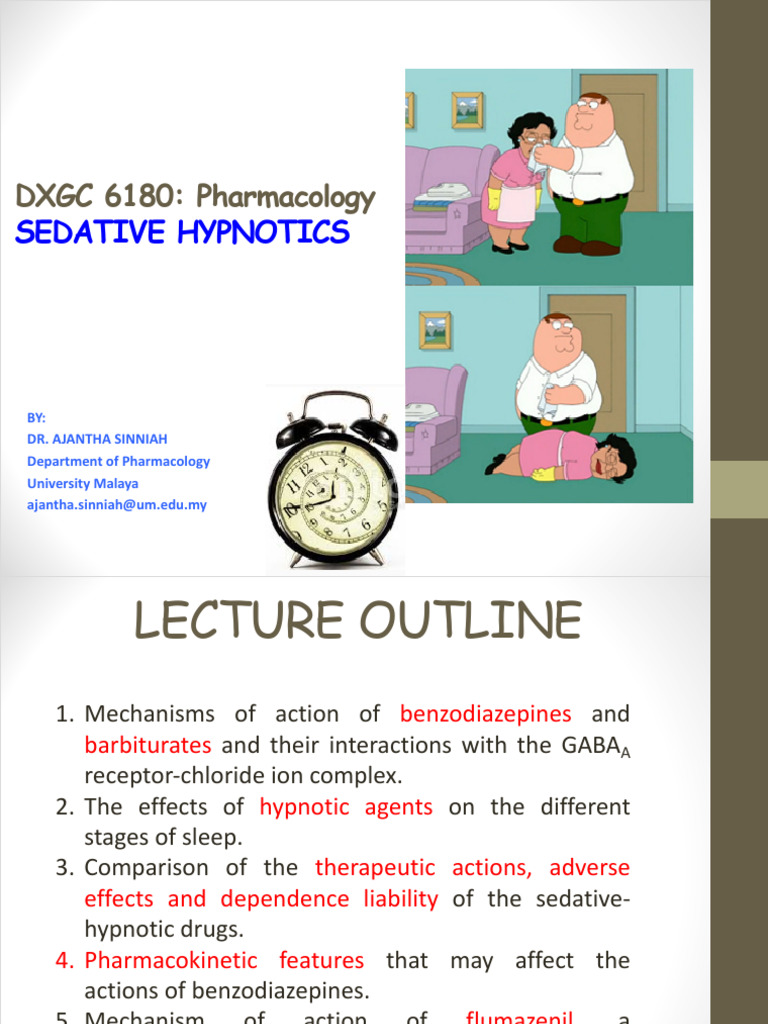 Sedative Hypnotics: Benzodiazepines Overview | PDF | Benzodiazepine | Sleep