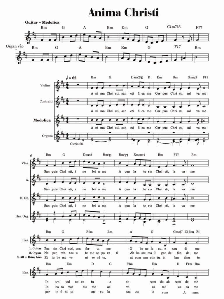 Anima Christi | PDF