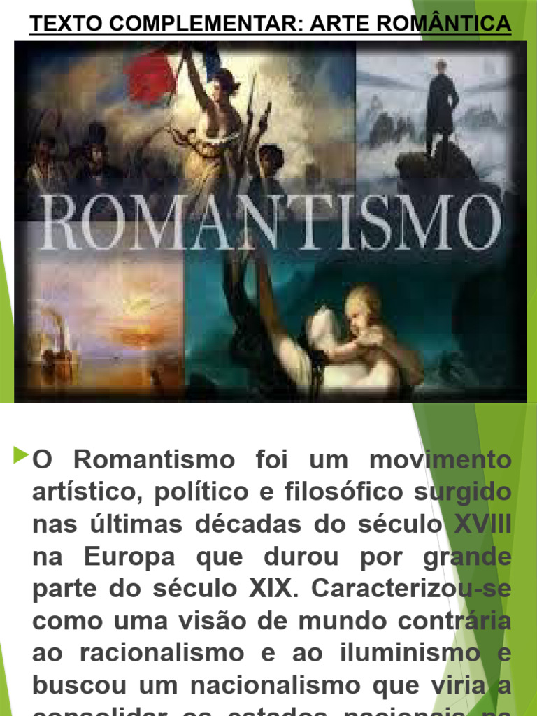 Características da Arte Romântica e Realista | PDF | Romantismo ...