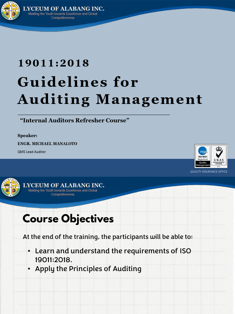 ISO 19011:2018 Auditing Guidelines | PDF | Audit | Auditor's Report