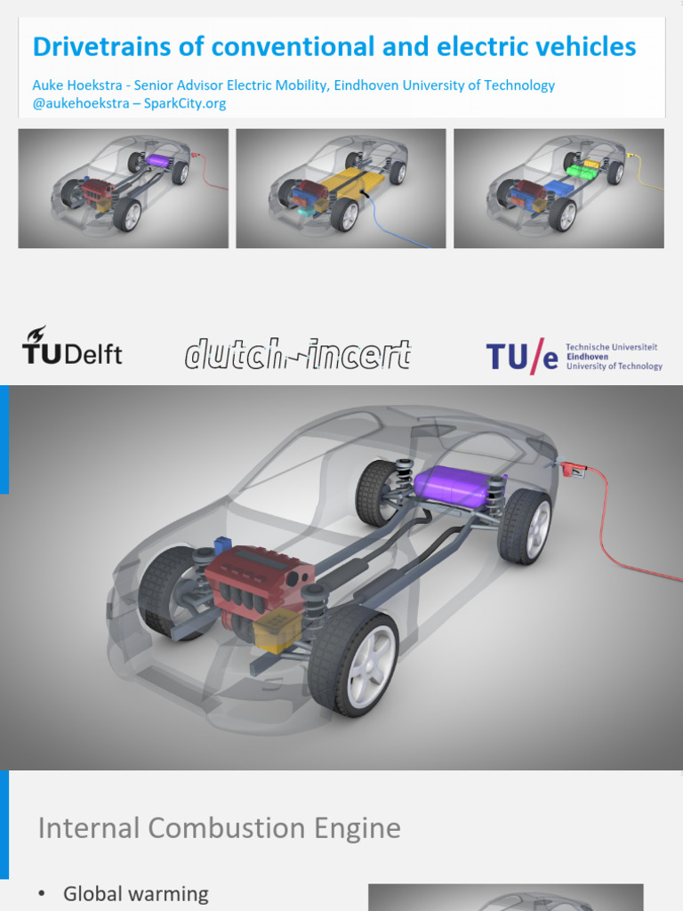 Comparing Drivetrains-Slides | PDF | Electric Vehicle | Hybrid Vehicle