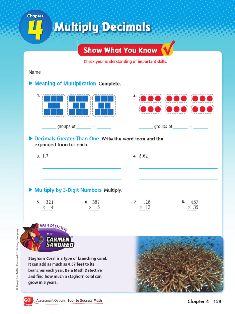 Student Textbook Chapter 4 | PDF | Multiplication | Jupiter