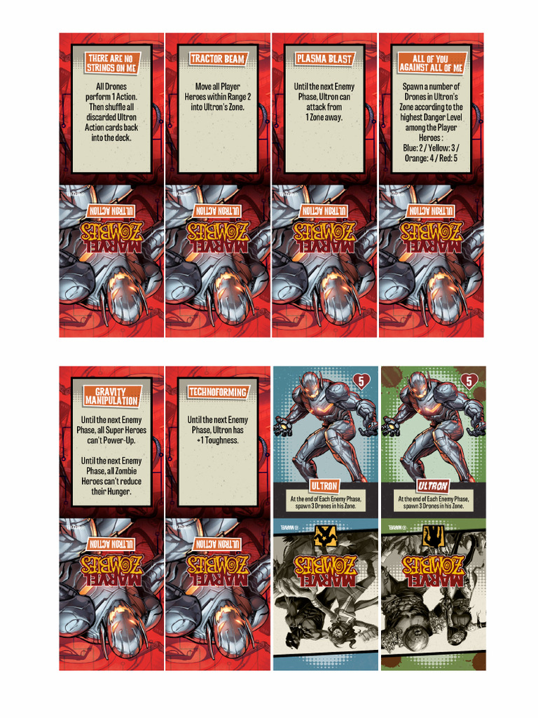 Ultron Action Deck Print | PDF