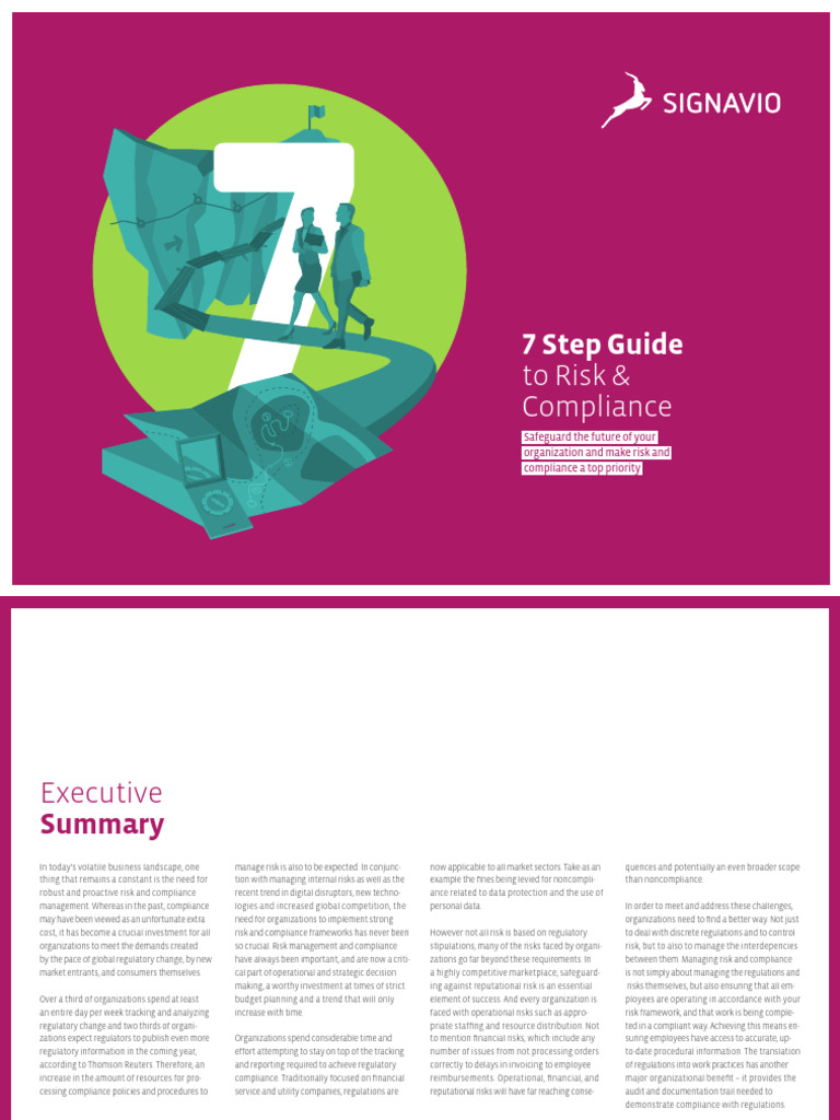 7 Step Guide - Risk & Compliance | PDF | Regulatory Compliance | Risk
