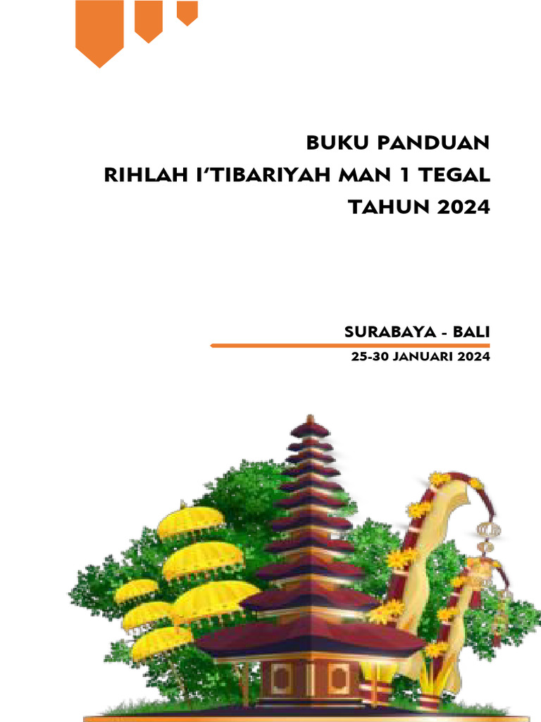 Panduan Rihlah I’tibariyah MAN 1 Tegal | PDF